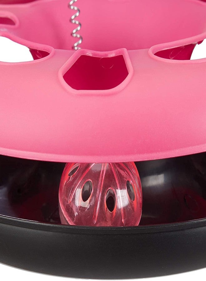 KittuPet ألعاب كيتو بيت التفاعلية للقطط الصغيرة، مسارات بكرات مع زنبرك، لعبة فأر مثيرة مع كرات تمرين، لعبة فأر مثيرة، مثالية للعب والمضغ للقطط والحيوانات الأليفة الصغيرة. - Image 5